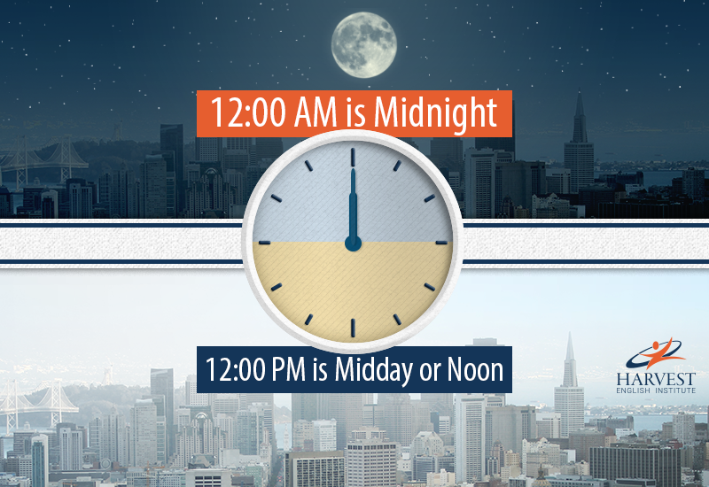Is noon 12:00 a.m. or 12:00 p.m.? 