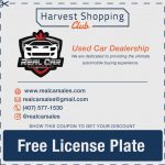 FREE LICENSE PLATE